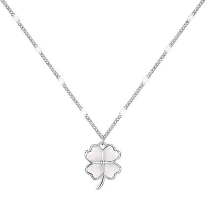 925 Sterling Silver Clover Personalized Necklace by KAKODIY