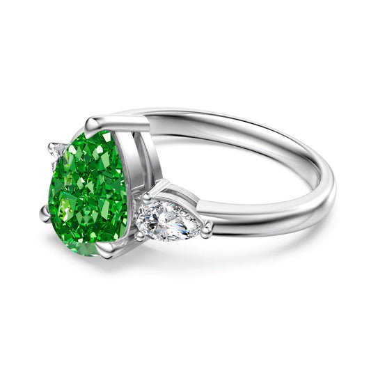 925 Sterling Silver CZ Vintage Cocktail Ring product image 6