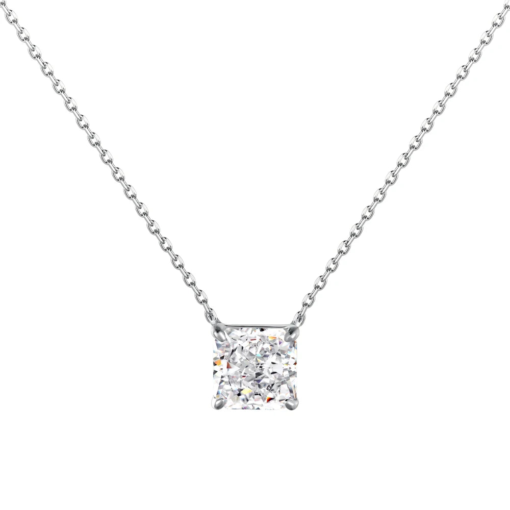 925 Sterling Silver CZ Pendant Necklace DY190528 by KAKODIY
