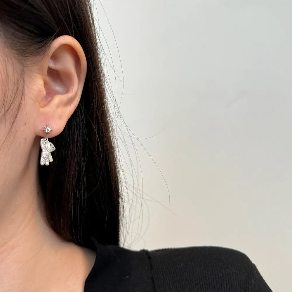 KAKODIY Personalized Creative Design 14K Gold Plated 925 Sterling Silver Earrings - product image 3