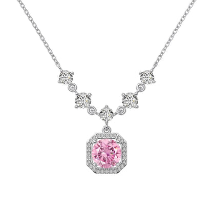 925 Silver 5A CZ Pendant Necklace DY190868 product image 7