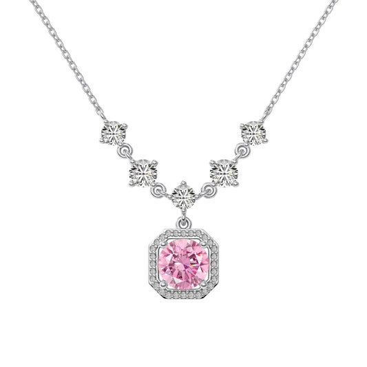 925 Silver 5A CZ Pendant Necklace DY190868 product image 7
