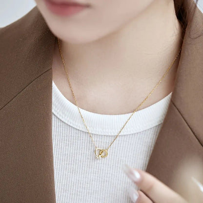 925 Sterling Silver CZ Statement Pendant Necklace product image 5