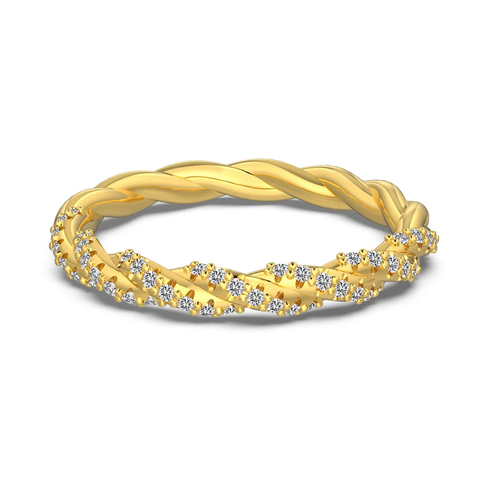 925 Silver CZ Bridal Eternity Ring DY121112 product image 8