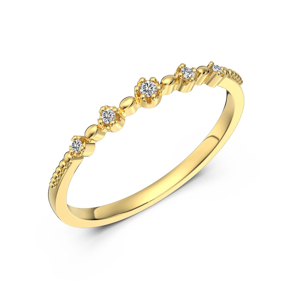 925 Sterling Silver 5A CZ Engagement Ring DY121511 product image 7
