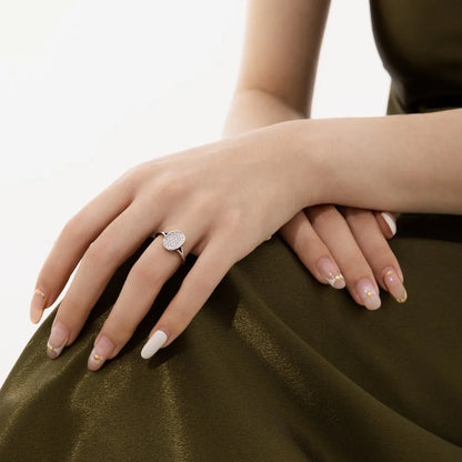 925 Silver 5A CZ Personalized Ring DY121539 product image 5