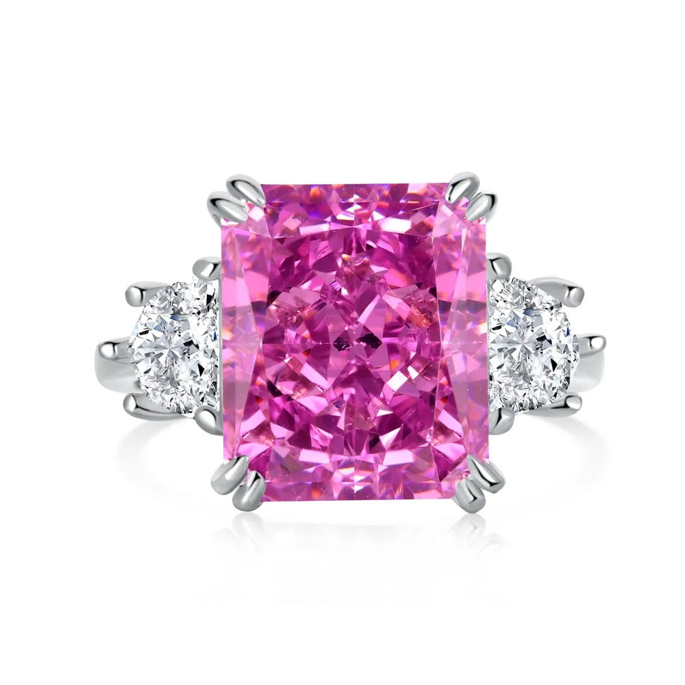 925 Silver CZ Bridal Wedding Ring DY120668 product image 7