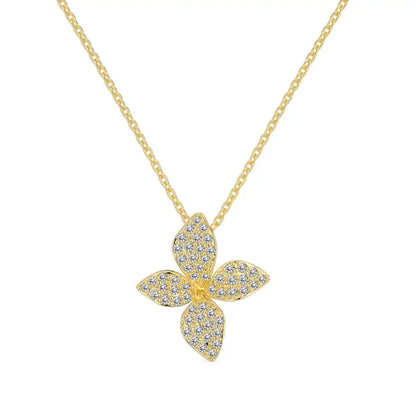 925 Sterling Silver Clover Lariat Necklace product image 8