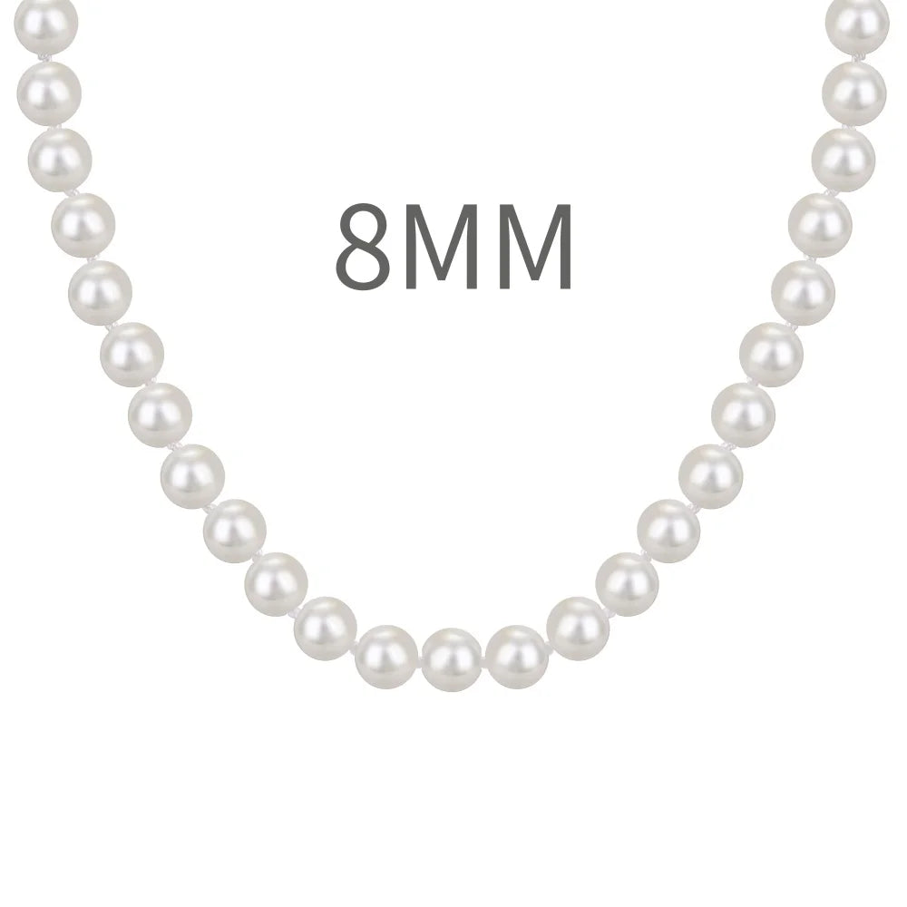 925 Silver Pearl Pendant Necklace DY191924 product image 9