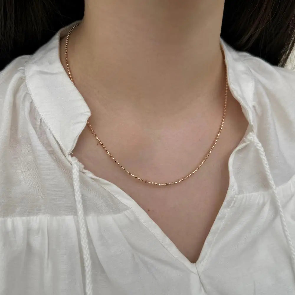 925 Sterling Silver Chain Necklace DY190996 product image 5