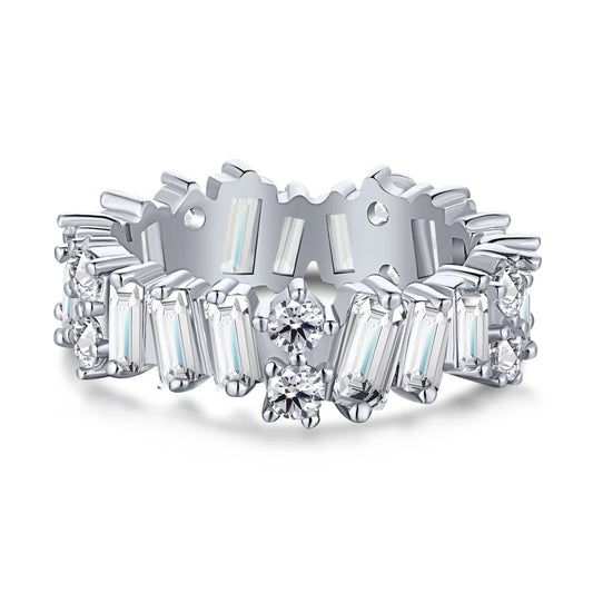 925 Sterling Silver CZ Engagement Ring DY120046 by KAKODIY