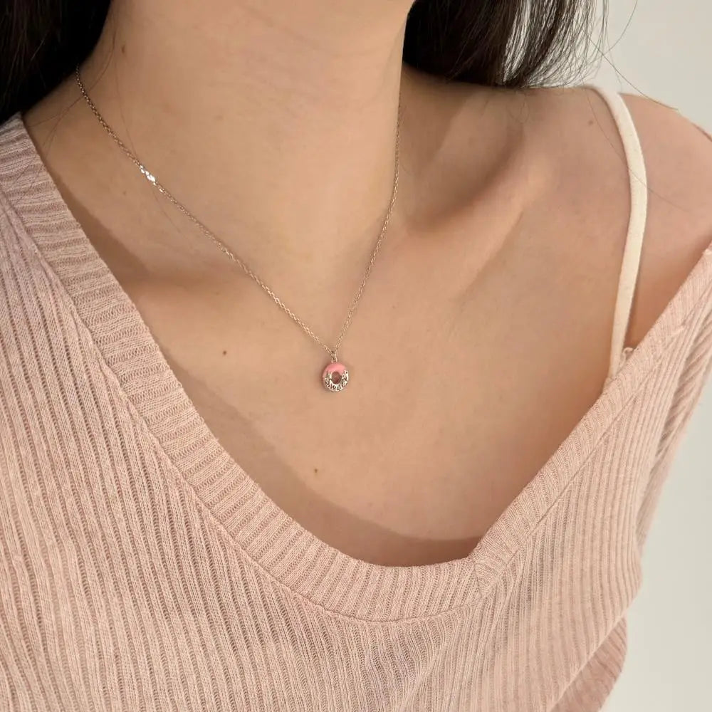 925 Silver 5A CZ Pendant Necklace DY191225 product image 4