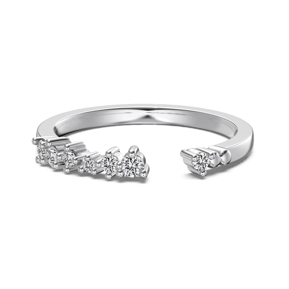 925 Sterling Silver 5A CZ Eternity Ring DY121233 product image 7