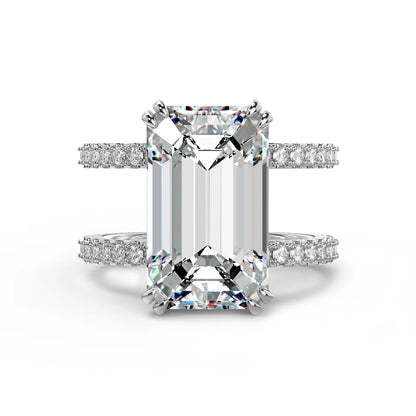 925 Silver CZ Bridal Engagement Ring DY120957 by KAKODIY