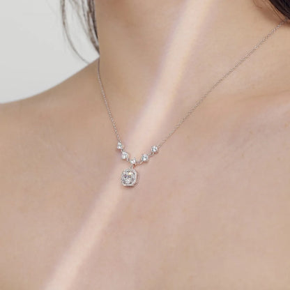 925 Silver 5A CZ Pendant Necklace DY190868 product image 4