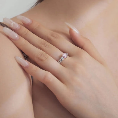 925 Sterling Silver Heart CZ Statement Ring product image 3