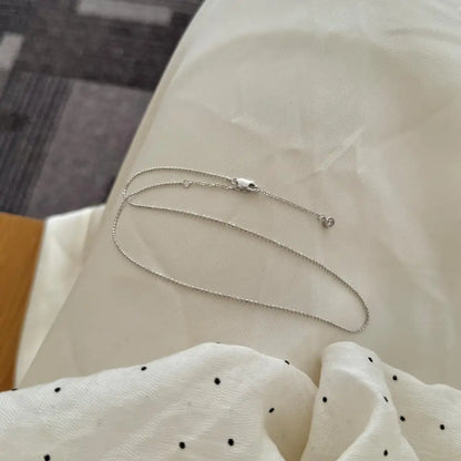 925 Sterling Silver Chain Necklace DY191423 product image 4