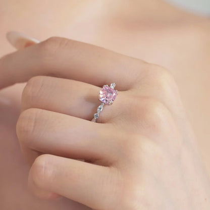 925 Sterling Silver CZ Engagement Ring DY121115 product image 3