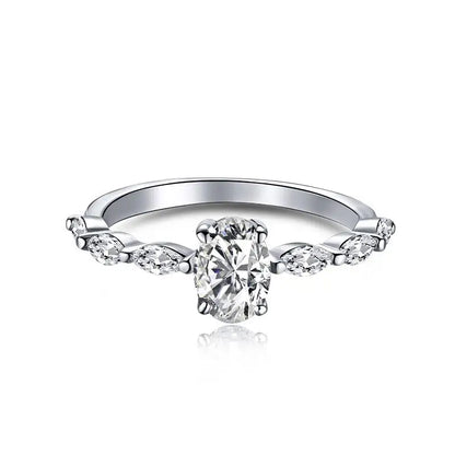 925 Sterling Silver CZ Statement Ring by KAKODIY
