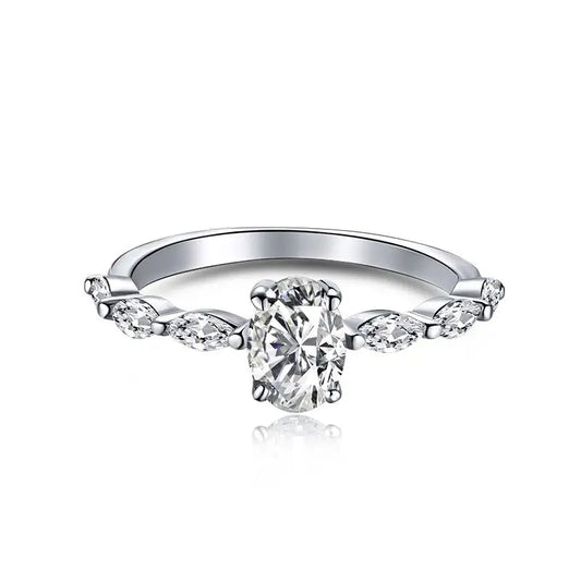 925 Sterling Silver CZ Statement Ring by KAKODIY