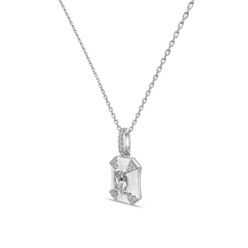 925 Sterling Silver CZ Necklace product image 3