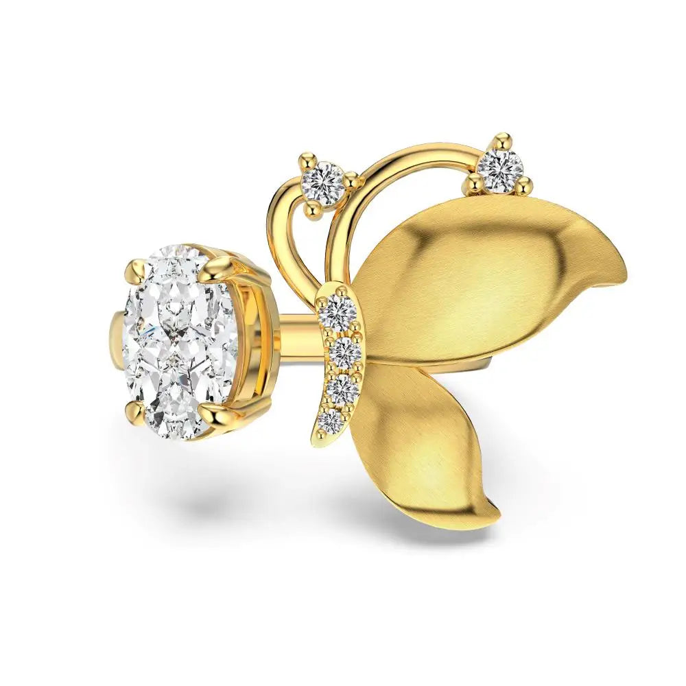 925 Sterling Silver Flower CZ Bridal Wedding Ring product image 7