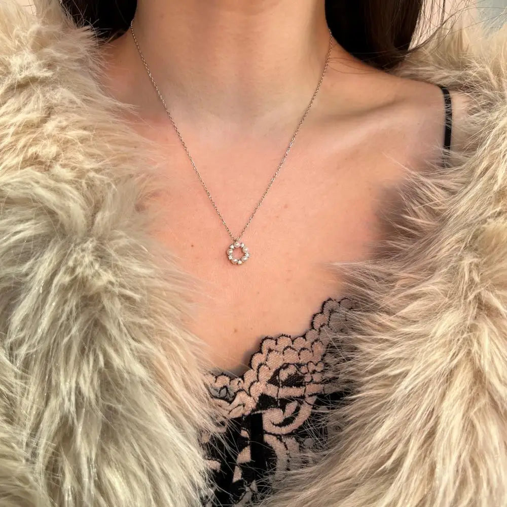 925 Silver Heart Pendant Necklace DY190975 product image 6
