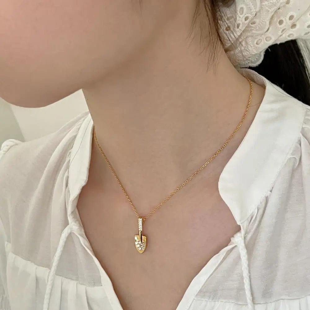 925 Silver Statement Pendant Necklace DY191424 product image 4