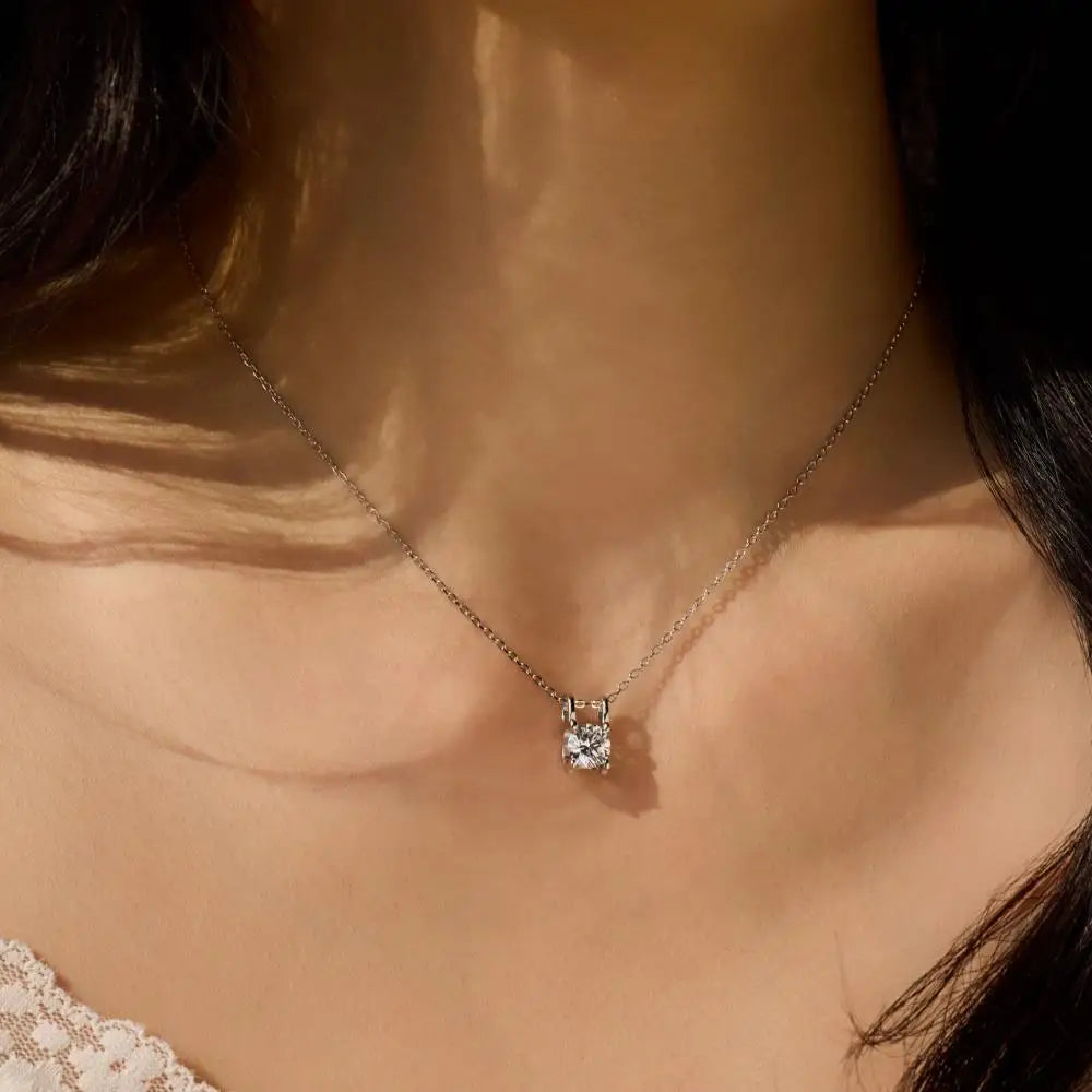 925 Silver Bridal Pendant Necklace DY191237 product image 6