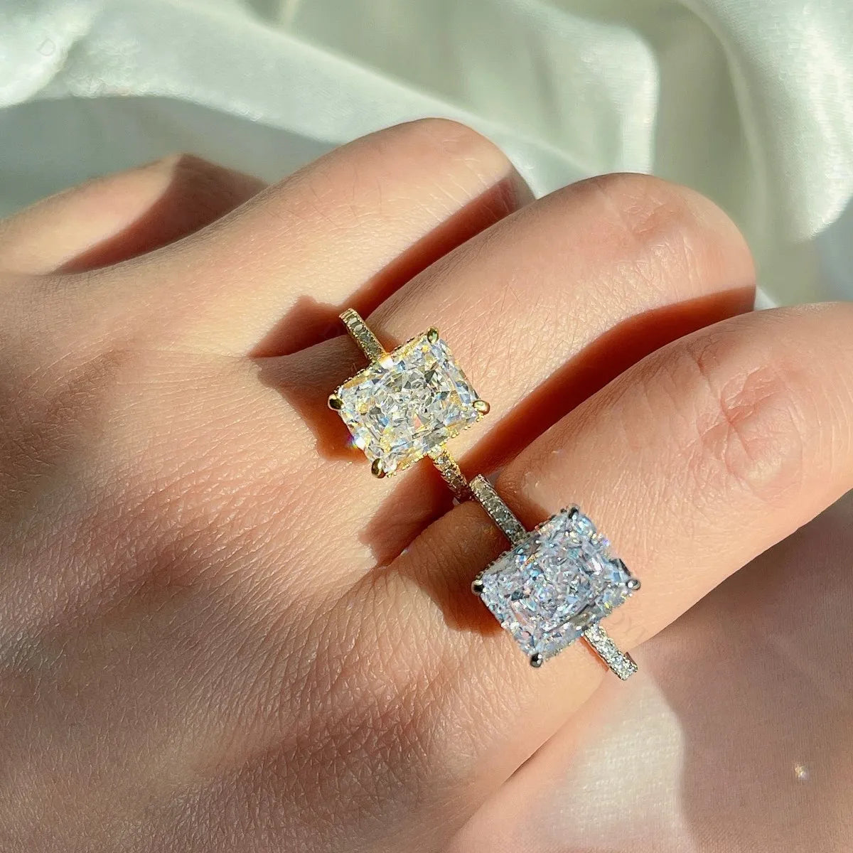 925 Sterling Silver Engagement Ring product image 2