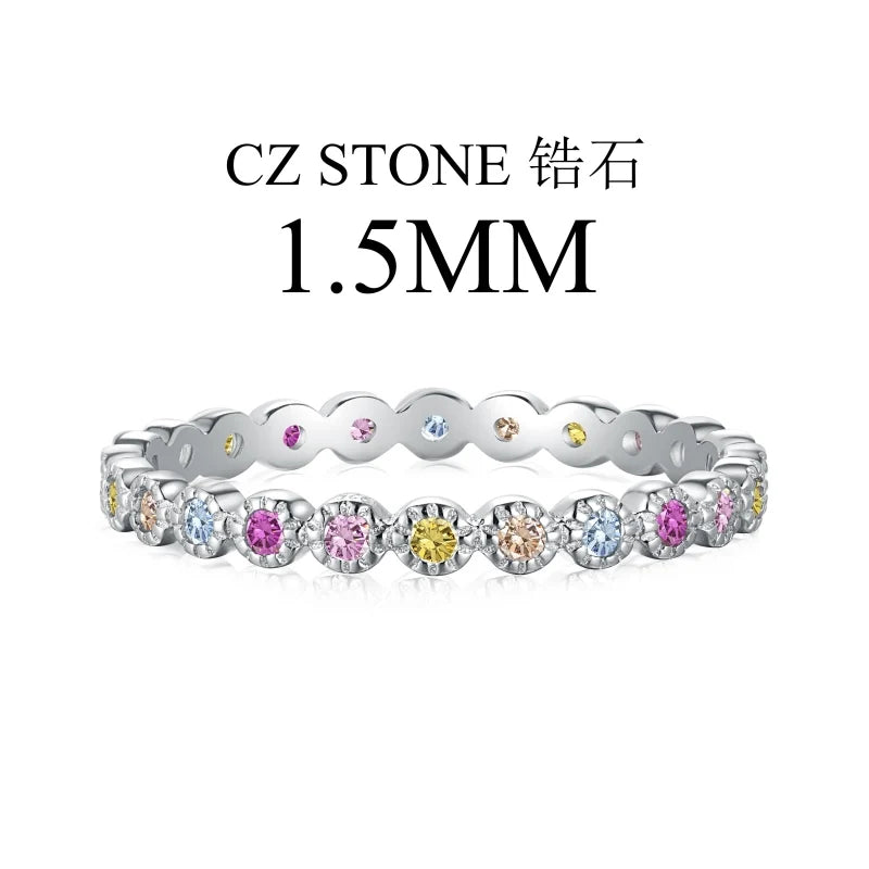 925 Sterling Silver Minimalist Eternity Ring product image 6