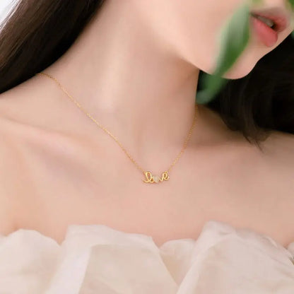 925 Sterling Silver Heart CZ Initial Necklace product image 5
