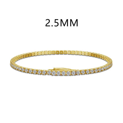925 Sterling Silver CZ Statement Tennis Bracelet product image 7