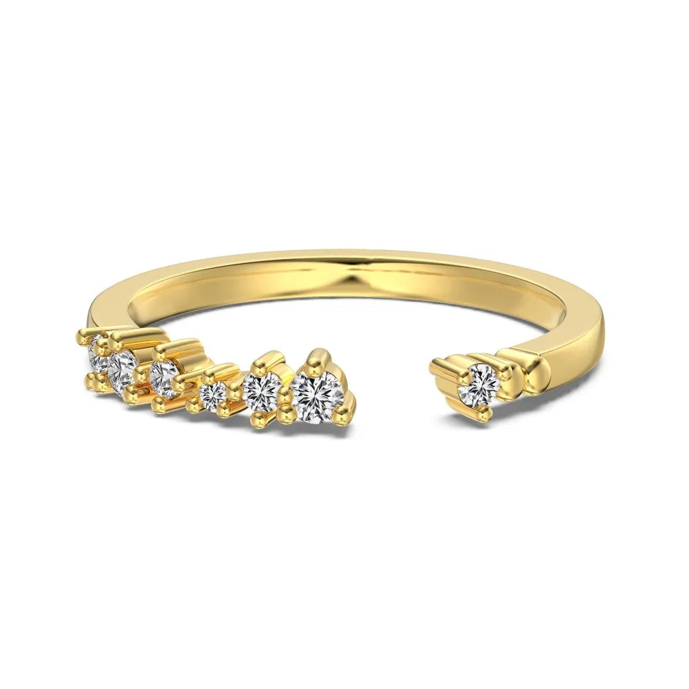 925 Sterling Silver 5A CZ Eternity Ring DY121233 product image 6