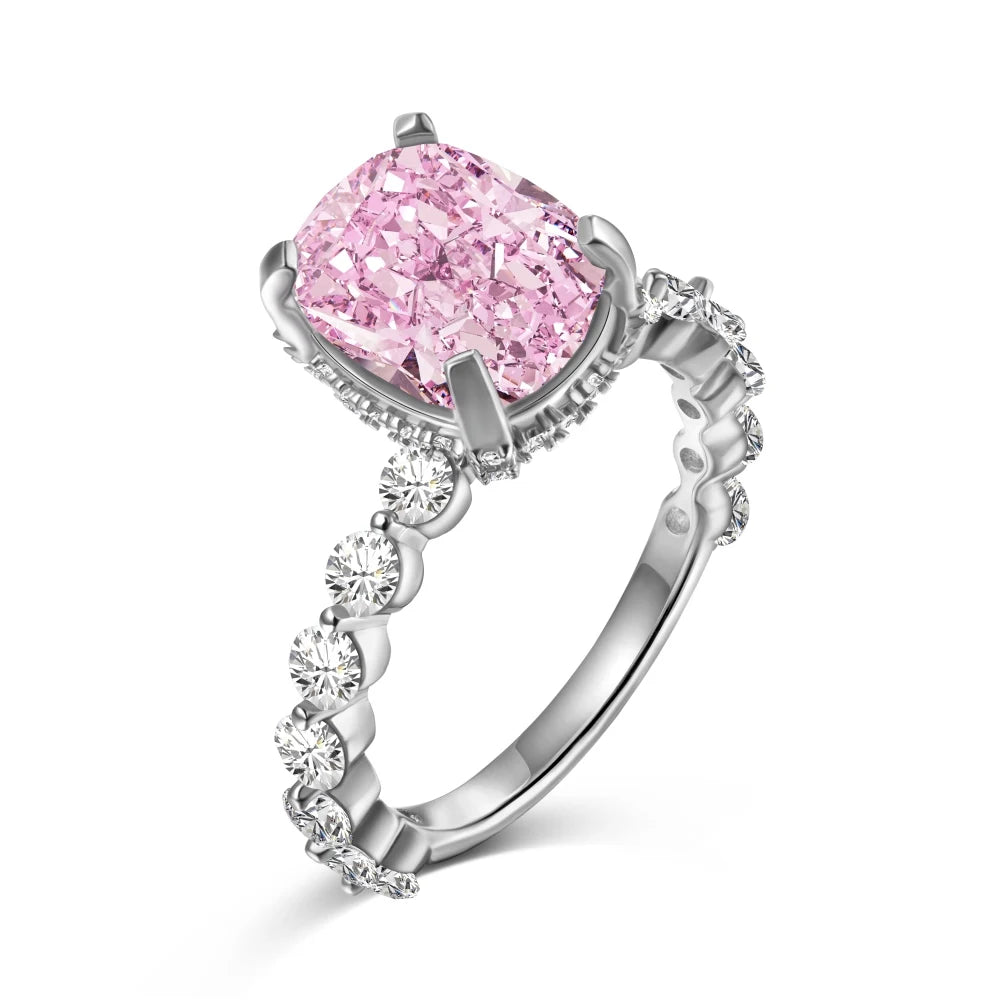 925 Sterling Silver CZ Bridal Wedding Ring product image 7