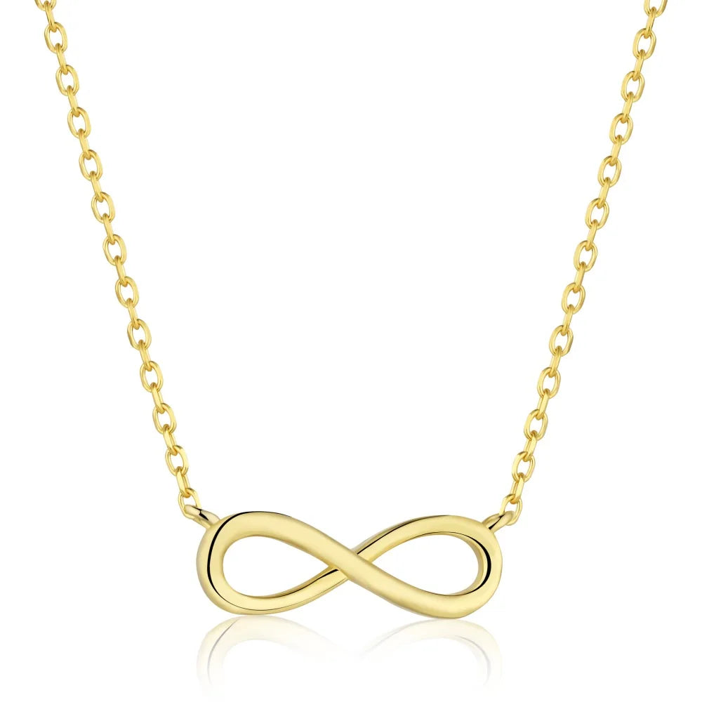 925 Sterling Silver Infinity Lariat Necklace by KAKODIY
