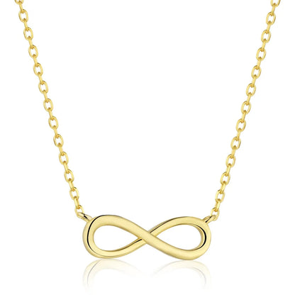 925 Sterling Silver Infinity Lariat Necklace by KAKODIY