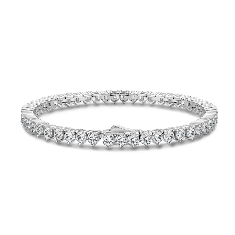 925 Sterling Silver 5A CZ Tennis Bracelet DY150685 by KAKODIY