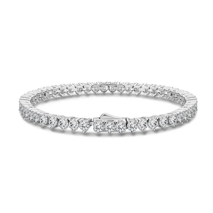 925 Sterling Silver 5A CZ Tennis Bracelet DY150685 by KAKODIY