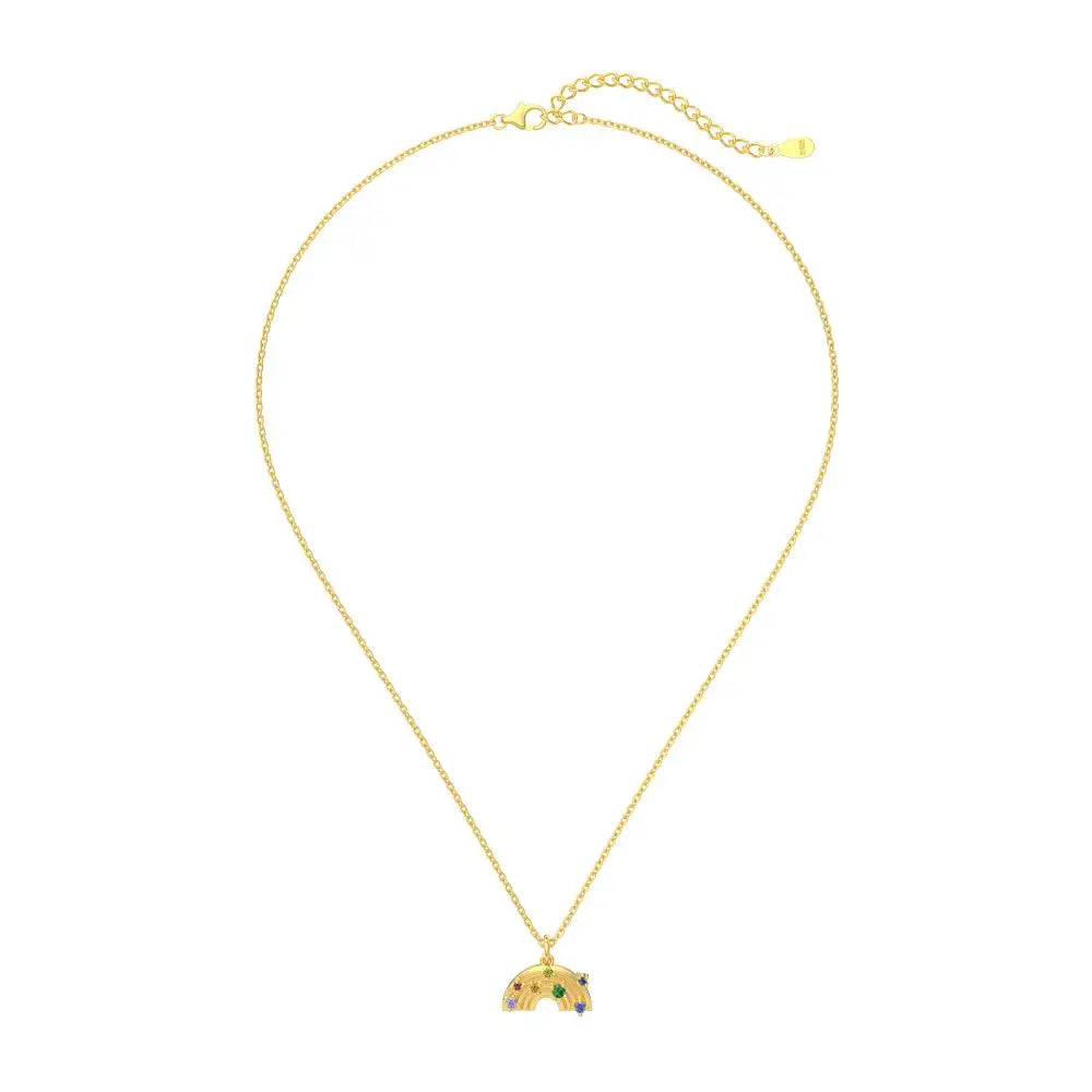 925 Sterling Silver Bow CZ Pendant Necklace product image 7