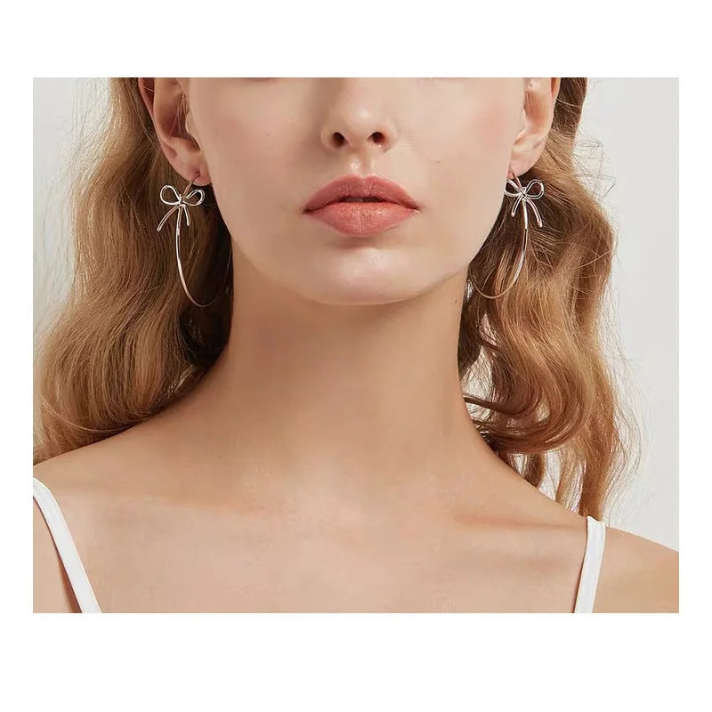 KAKODIY Fashion Accessories Cute Design Girl Earrings Bra Platinum Plated Large Round Fine Butterfly Earrings Women - product image 3