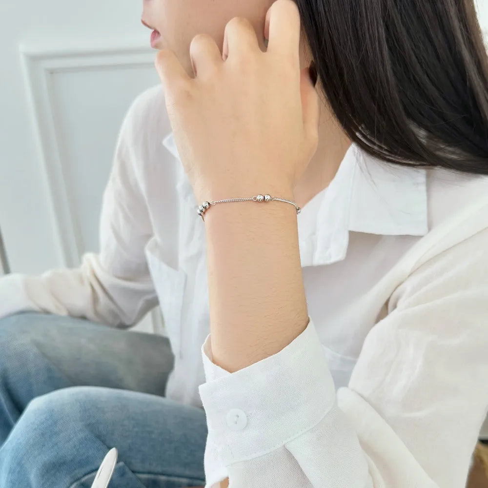 925 Sterling Silver Minimalist Bangle DY150602 product image 6