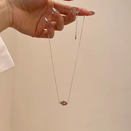 Unique Jewelry OEM ODM Factory 925 Sterling Silver 5A Cubic Zirconia Special Hand Pendant Necklace Jewelry for Women