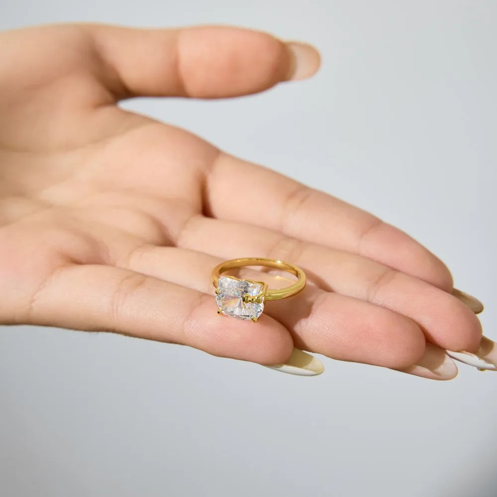 925 Sterling Silver Bow 5A CZ Dainty Ring product image 5