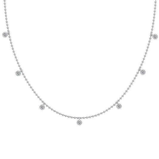925 Silver 5A CZ Pendant Necklace DY191629 by KAKODIY