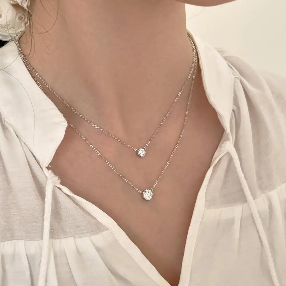 925 Sterling Silver Pendant Necklace DY191422 product image 6