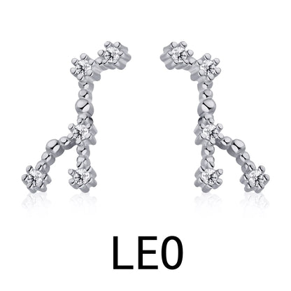 KAKODIY Sagittarius Stud Earrings 2021 Zircon 925 Sterling Silver Earrings For Women Luxury Earrings Fashion