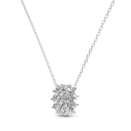 925 Silver 5A CZ Pendant Necklace DY191181 by KAKODIY