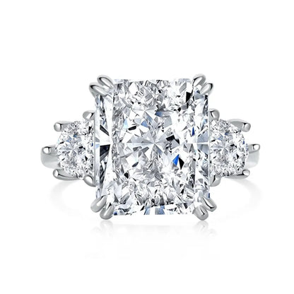 925 Silver CZ Bridal Wedding Ring DY120668 product image 8