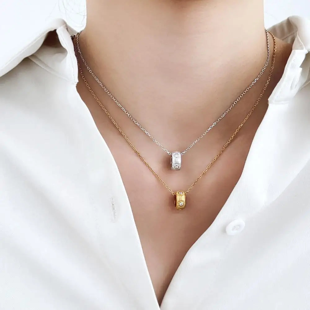 925 Silver Statement Pendant Necklace DY191425 product image 6